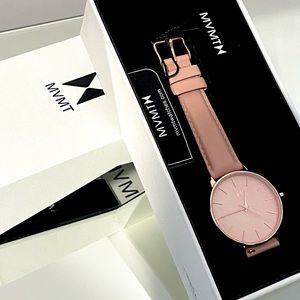 MVMT Boulevard 38mm Watch with Leather Strap